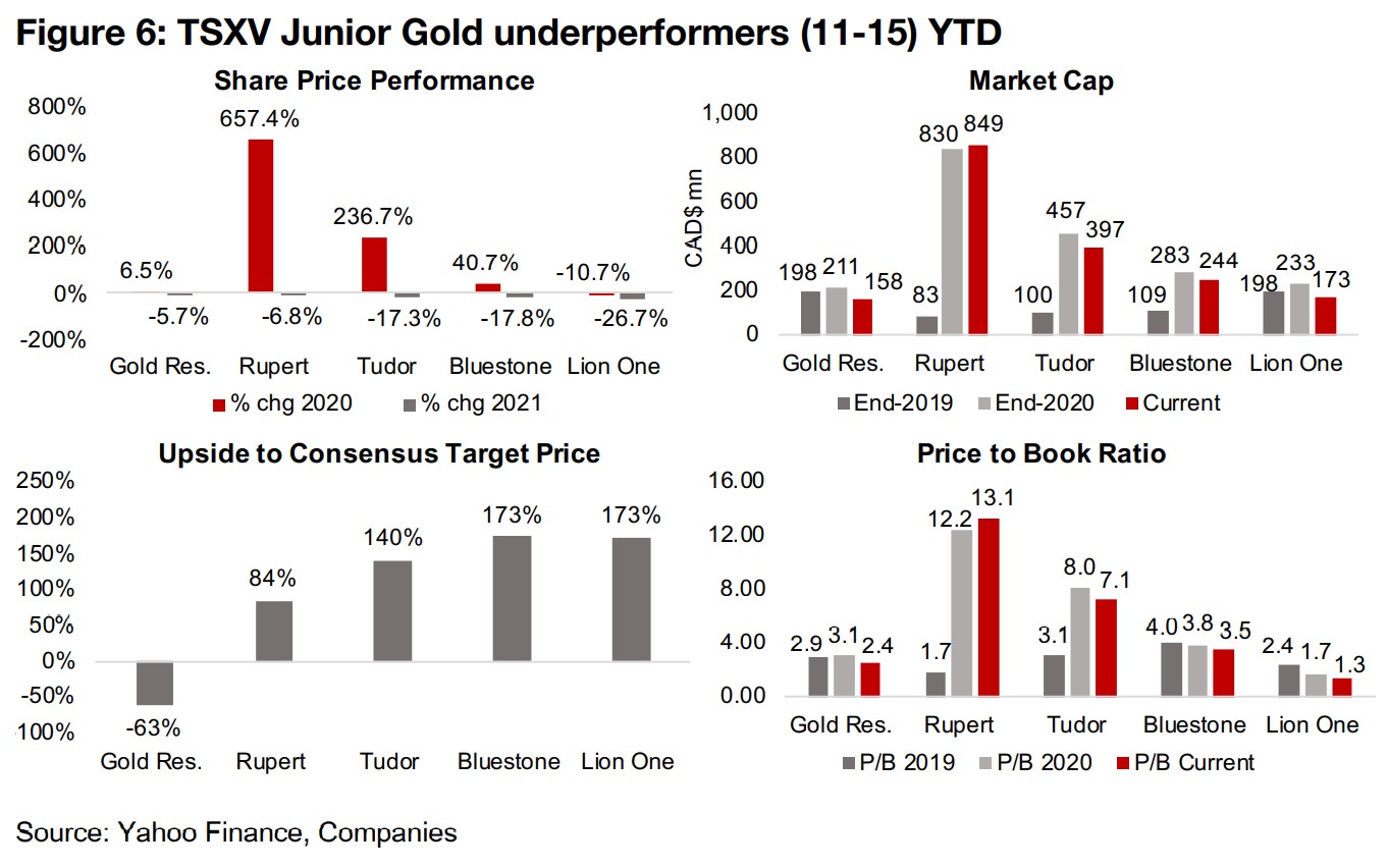 TSVX Top 20 Gold Juniors: Moderate underperformers (11-15)