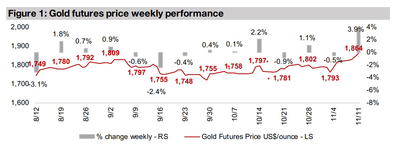 Producers and juniors surge, but New Found Gold drops 