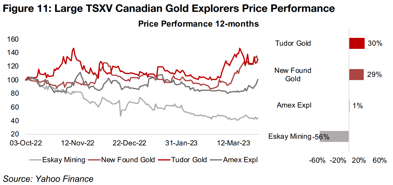 In Focus: Large TSXV Canadian Gold Explorers