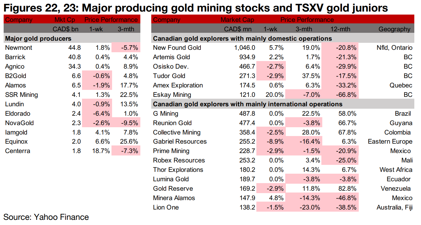 TSXV larger battery metals companies dominated by lithium