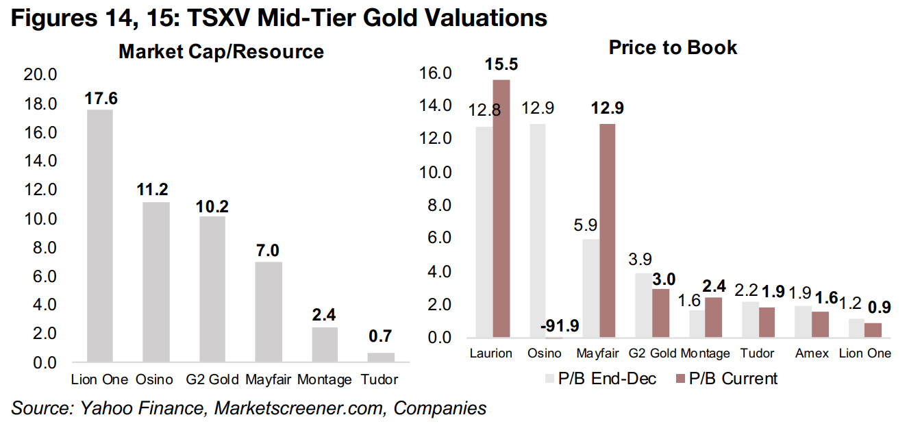 Tudor and Montage have largest Mid-Tier TSXV Gold projects